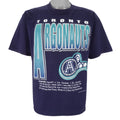 CFL (Pro Look) - Toronto Argonauts Spell-Out T-Shirt 1990s X-Large Vintage Retro Football