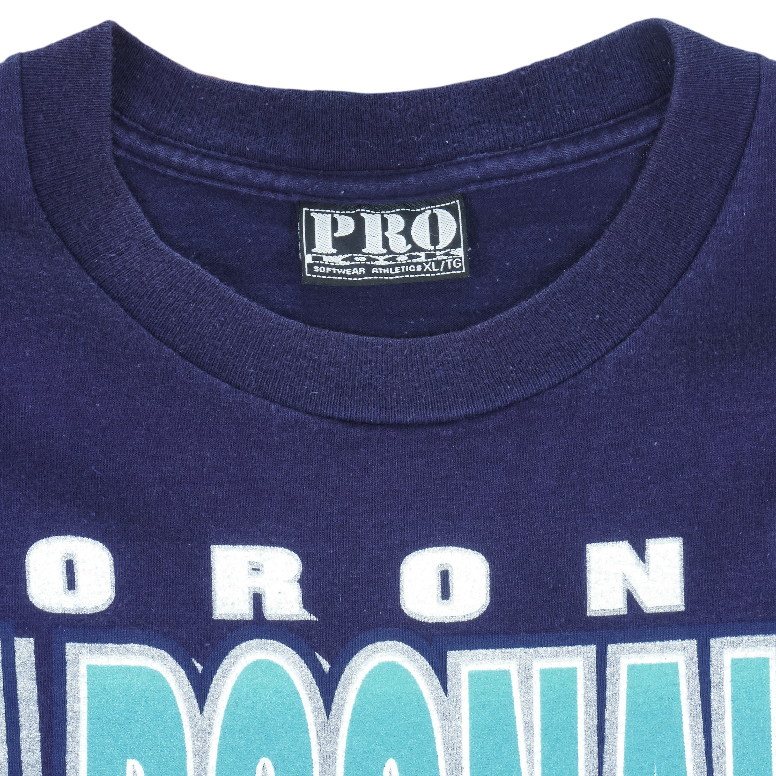 CFL (Pro Look) - Toronto Argonauts Spell-Out T-Shirt 1990s X-Large Vintage Retro Football
