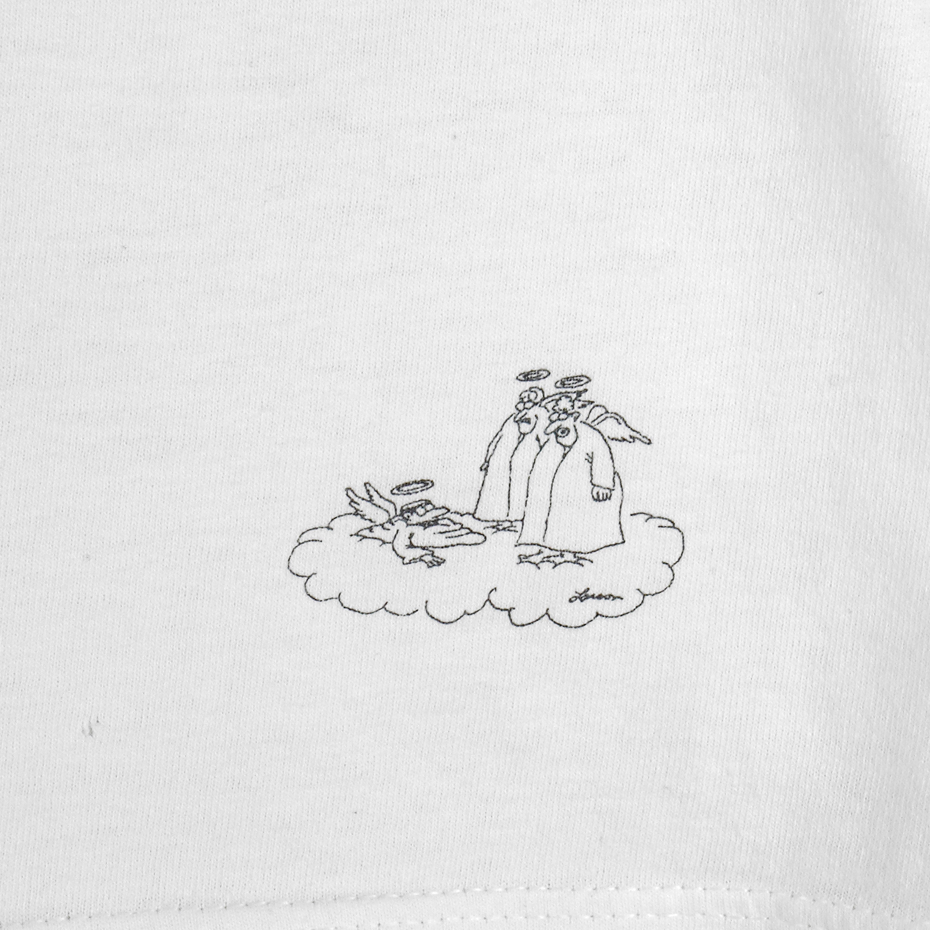 Vintage (Logotel) - The Far Side God At His Computer T-Shirt 1990s Large Vintage Retro
