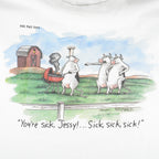 Vintage - The Far Side-Jessy The Cow & BBQ T-Shirt 1981 X-Large Vintage Retro