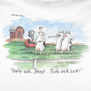 Vintage - The Far Side-Jessy The Cow & BBQ T-Shirt 1981 X-Large Vintage Retro