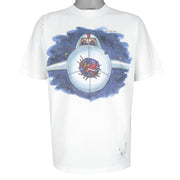 Vintage - The Far Side Airplane And Santa Clause T-Shirt 1989 Large Vintage Retro