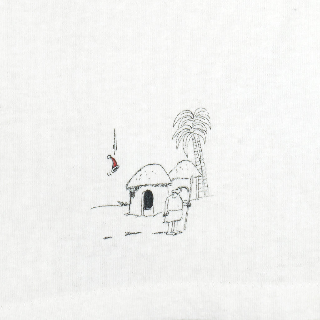 Vintage - The Far Side Airplane And Santa Clause T-Shirt 1989 Large Vintage Retro