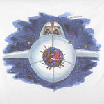 Vintage - The Far Side Airplane And Santa Clause T-Shirt 1989 Large Vintage Retro