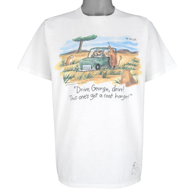 Vintage (The Far Side) - Drive George T-Shirt 1987 Large