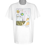Vintage (The Far Side) - How To Cook Prawn T-Shirt 1988 Large Vintage Retro