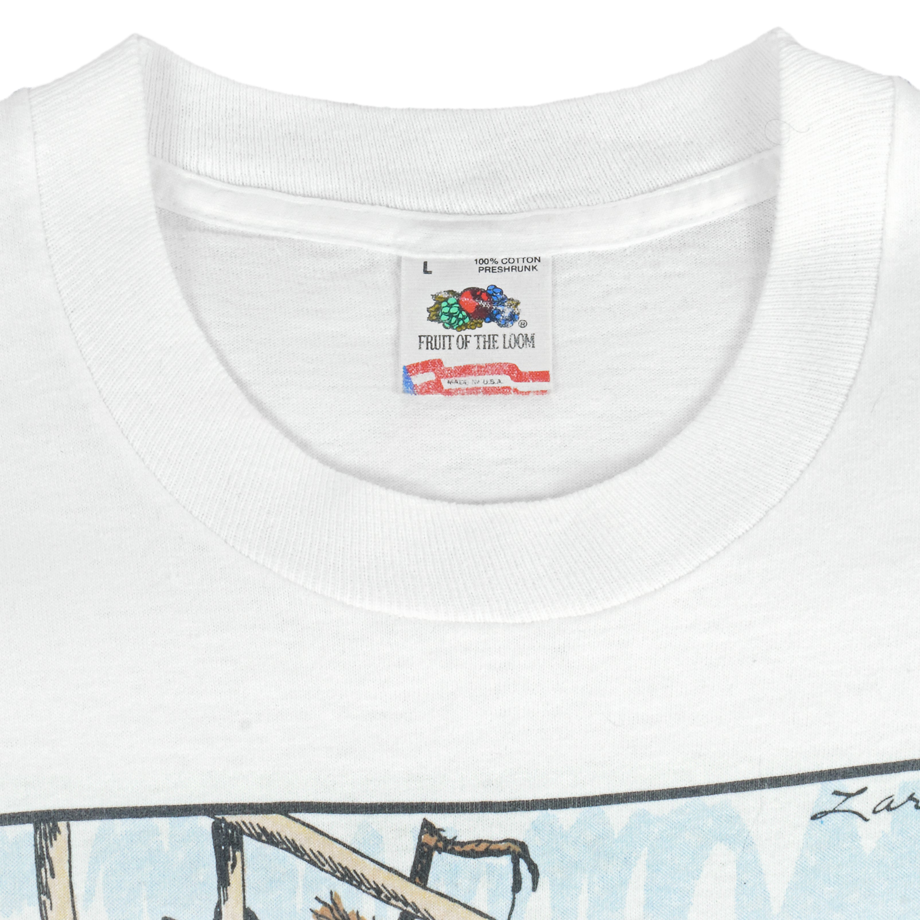 Vintage (The Far Side) - Human Puppet T-Shirt 1988 Large Vintage Retro