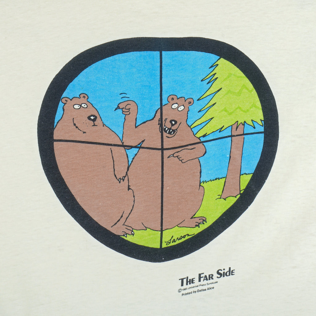 Vintage (The Far Side) - Bear And Friend T-Shirt 1985 X-Large Vintage Retro