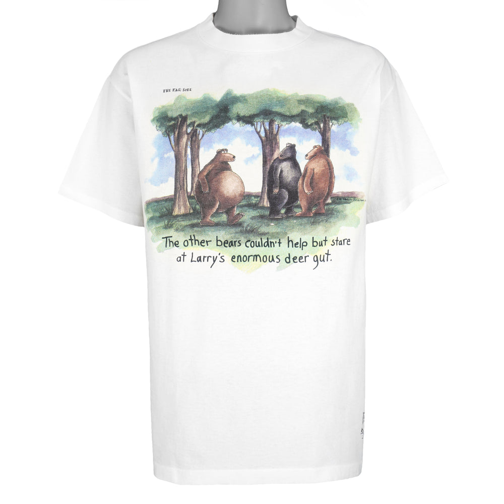 Vintage (The Far Side) - Larrys Deer Gut T-Shirt 1986 X-Large Vintage Retro