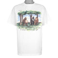 Vintage (The Far Side) - Larrys Deer Gut T-Shirt 1986 X-Large Vintage Retro