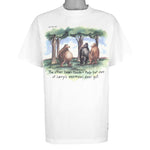 Vintage (The Far Side) - Larrys Enormous Deer Gut T-Shirt 1986 X-Large