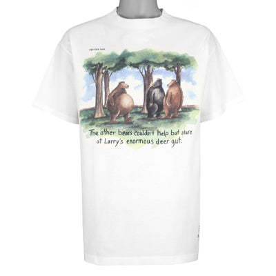 Vintage (The Far Side) - Larrys Enormous Deer Gut T-Shirt 1986 X-Large