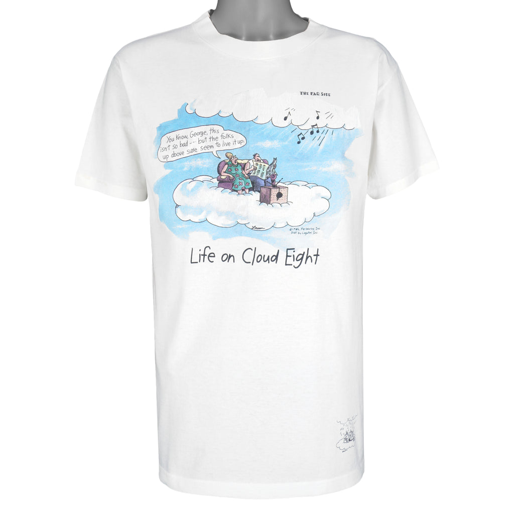 Vintage - The Far Side Life On Cloud Eight T-Shirt 1985 Large Vintage Retro