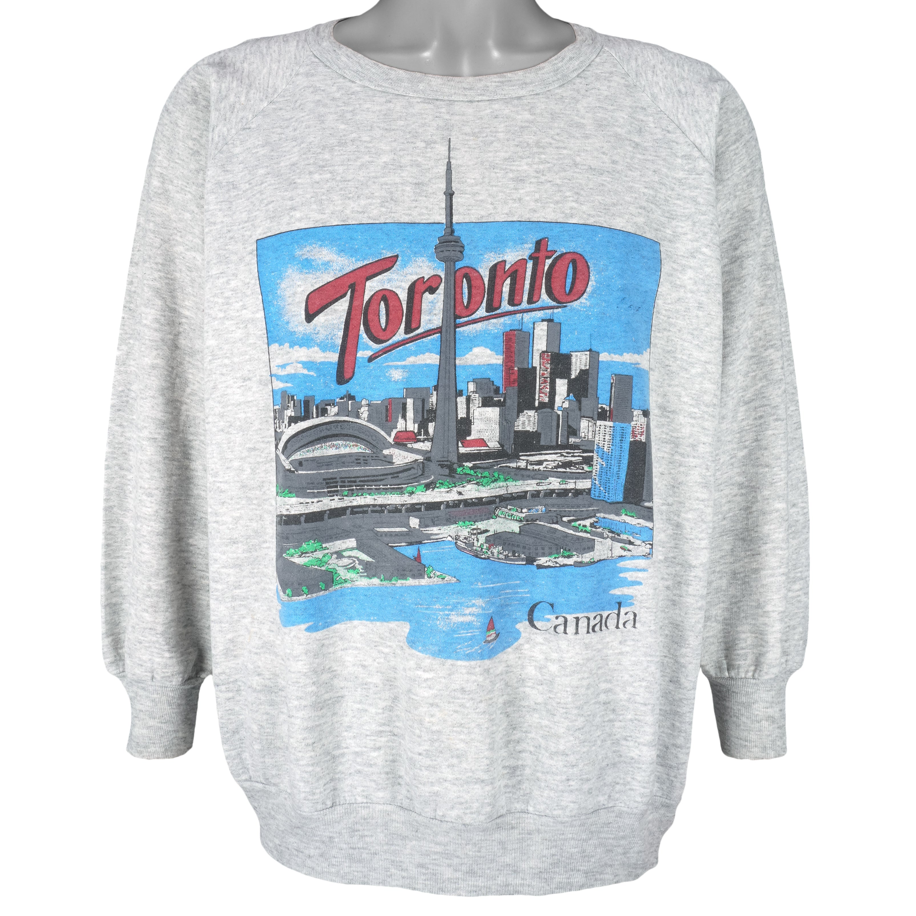 Vintage - Toronto Canada Crew Neck Sweatshirt 1990s X-Large Vintage Retro