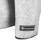 Champion - Grey 1/4Zip Fleece Sweatshirt 1990s Large vintage retro