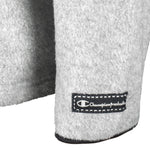 Champion - Grey 1/4Zip Fleece Sweatshirt 1990s Large vintage retro