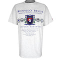 NFL (Nutmeg) - Buffalo Bills Single Stitch T-Shirt 1990s X-Large Vintage Retro Football