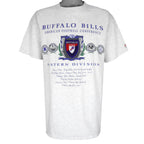 NFL (Nutmeg) - Buffalo Bills Single Stitch T-Shirt 1990s X-Large Vintage Retro Football