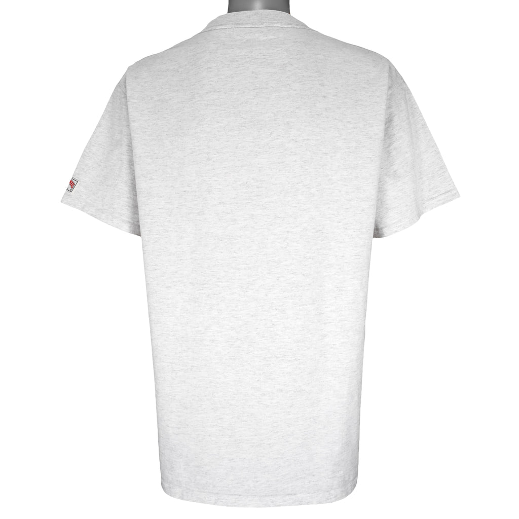 NFL (Nutmeg) - Buffalo Bills Single Stitch T-Shirt 1990s X-Large Vintage Retro Football