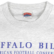 NFL (Nutmeg) - Buffalo Bills Single Stitch T-Shirt 1990s X-Large Vintage Retro Football
