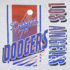 MLB (Logo 7) - Los Angeles Dodgers Single Stitch T-Shirt 1991 X-Large Vintage Retro Baseball