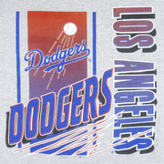 MLB (Logo 7) - Los Angeles Dodgers Single Stitch T-Shirt 1991 X-Large Vintage Retro Baseball