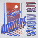 MLB (Logo 7) - Los Angeles Dodgers Single Stitch T-Shirt 1991 X-Large Vintage Retro Baseball