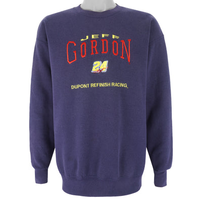 NASCAR (Chase) - Jeff Gordon DuPont Refinish Crew Neck Sweatshirt 1990s Large