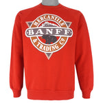 Vintage - Banff Mercantile Crewneck Sweatshirt 1990s Medium Vintage Retro