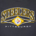 NFL - Pittsburgh Steelers Embroidered Crew Neck Sweatshirt 1990s Large Vintage Retro Football