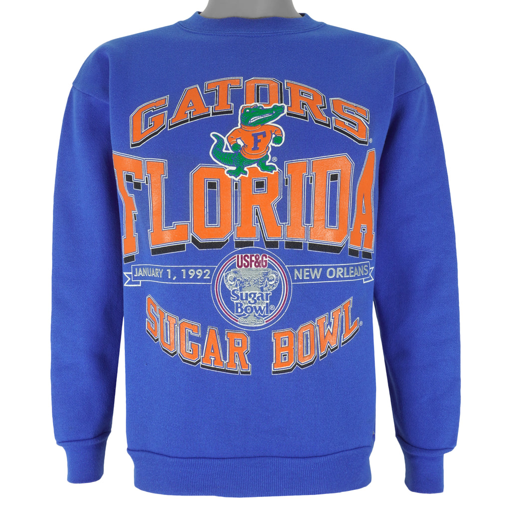 NCAA (Logo 7) - Florida Gators Crew Neck Sweatshirt 1992 Medium Vintage Retro College