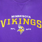 NFL - Minnesota Vikings Embroidered Sweatshirt 1990s Large Vintage Retro Football