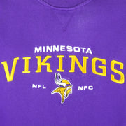 NFL - Minnesota Vikings Embroidered Sweatshirt 1990s Large Vintage Retro Football