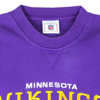 NFL - Minnesota Vikings Embroidered Sweatshirt 1990s Large Vintage Retro Football