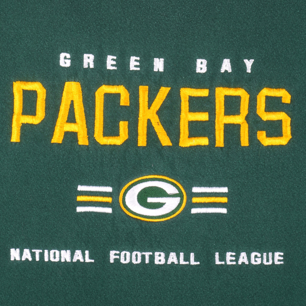 NFL (Lee) - Green Bay Packers Crew Neck Sweatshirt 1990s Large Vintage Retro Football