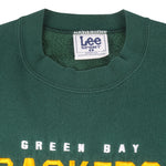 NFL (Lee) - Green Bay Packers Crew Neck Sweatshirt 1990s Large Vintage Retro Football