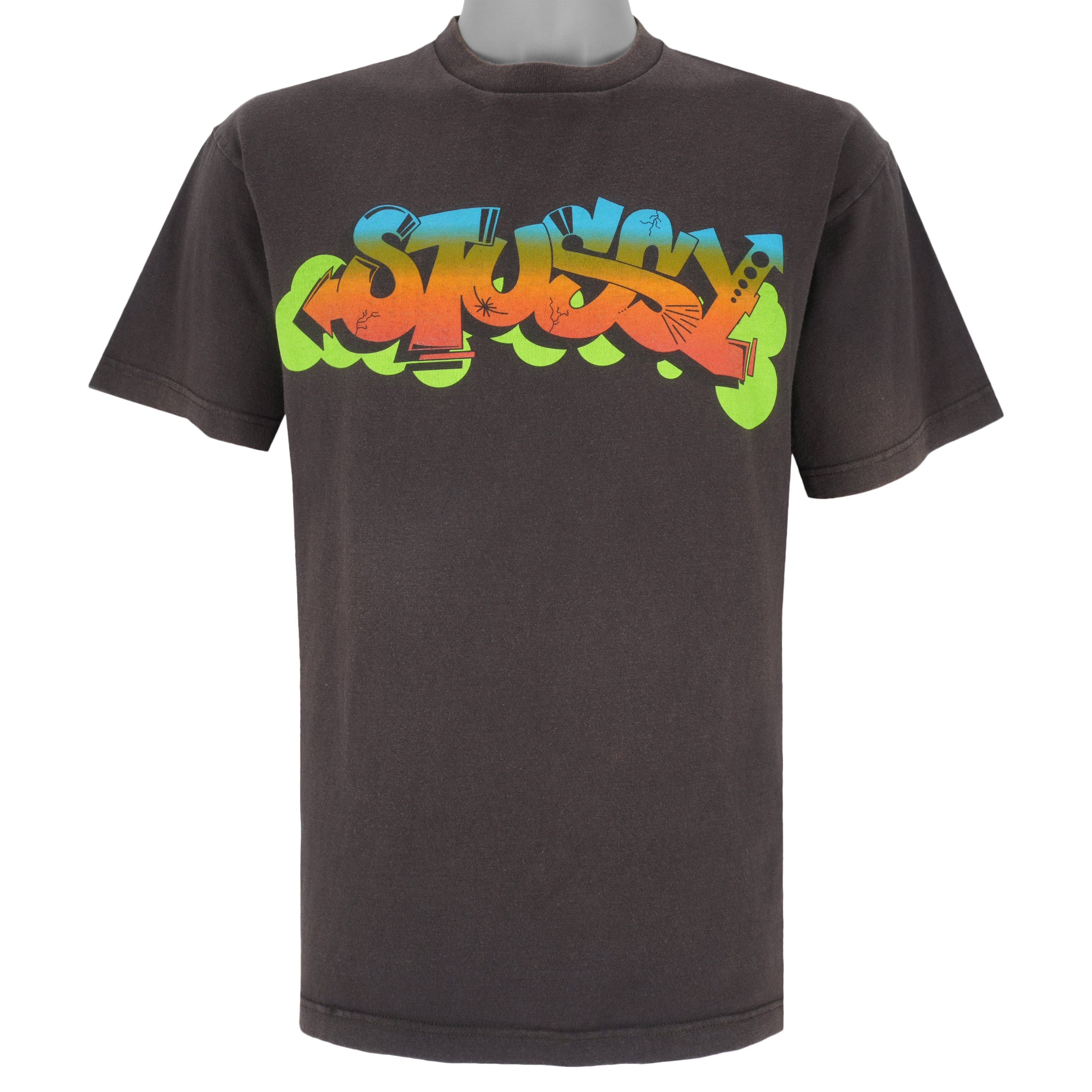 Vintage stussy shirt graffiti - Gem