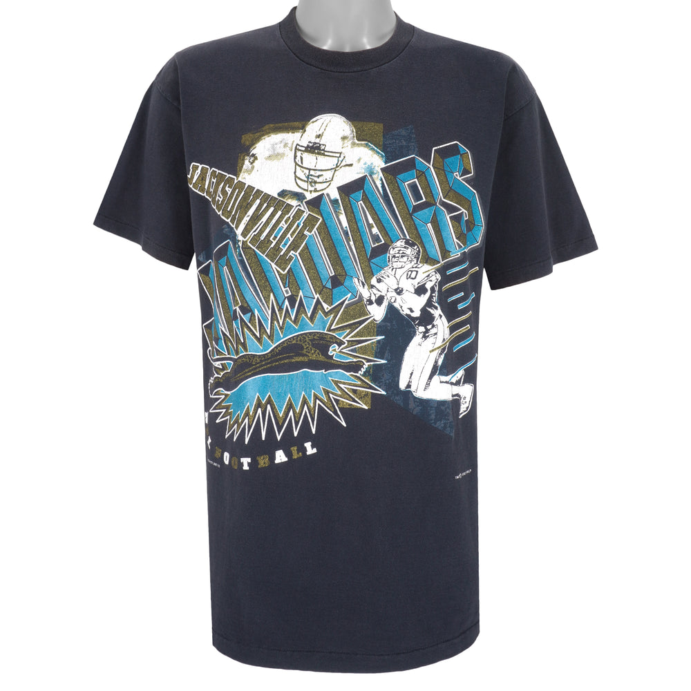 NFL - Jacksonville Jaguars Big Spell-Out T-Shirt 1993 Large Vintage Retro Football
