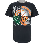 NFL (GTS) - Cincinnati Bengals Single Stitch T-Shirt 1994 Large