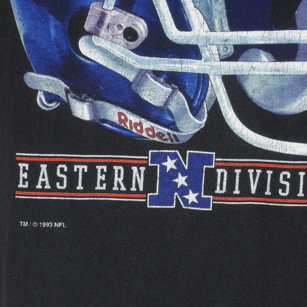 NFL (Salem) - New York Giants Big Logo T-Shirt 1993 X-Large Vintage Retro Football