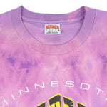 NFL (Nutmeg) - Minnesota Vikings Tie Dye T-Shirt 1994 Large Vintage Retro Football