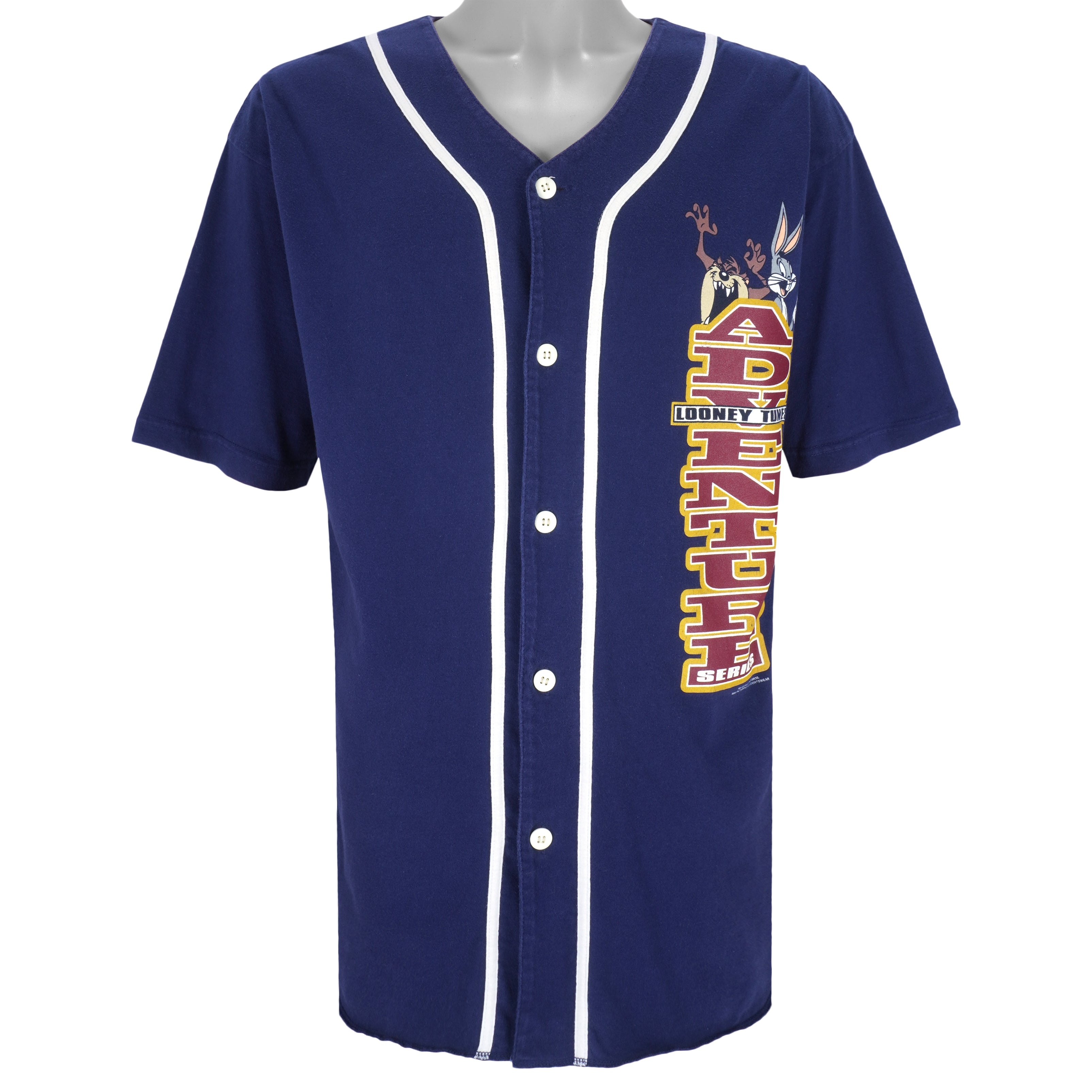 Atlanta Braves Looney Tunes Bugs Bunny Baseball Jersey -   Worldwide Shipping