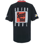 Puma - Black Soccer Cup 95 T-Shirt 1995 Large Vintage Retro Football