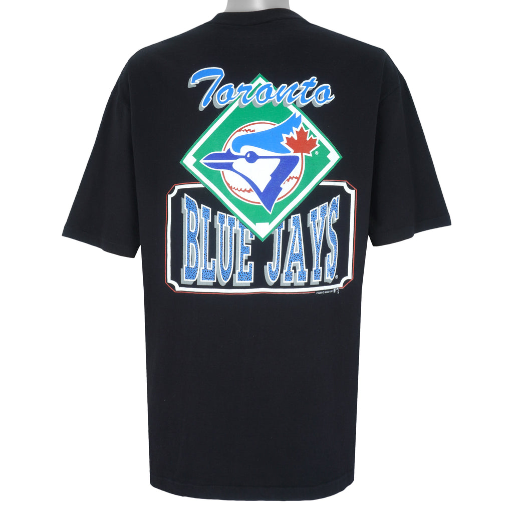 MLB (Waves)- Toronto Blue Jays T-Shirt 1992 X-Large Vintage Retro Baseball