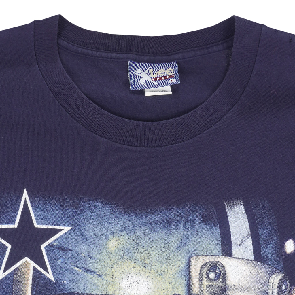 NFL - Dallas Cowboys Big Spell-Out T-Shirt 1996 Large Vintage Retro Football