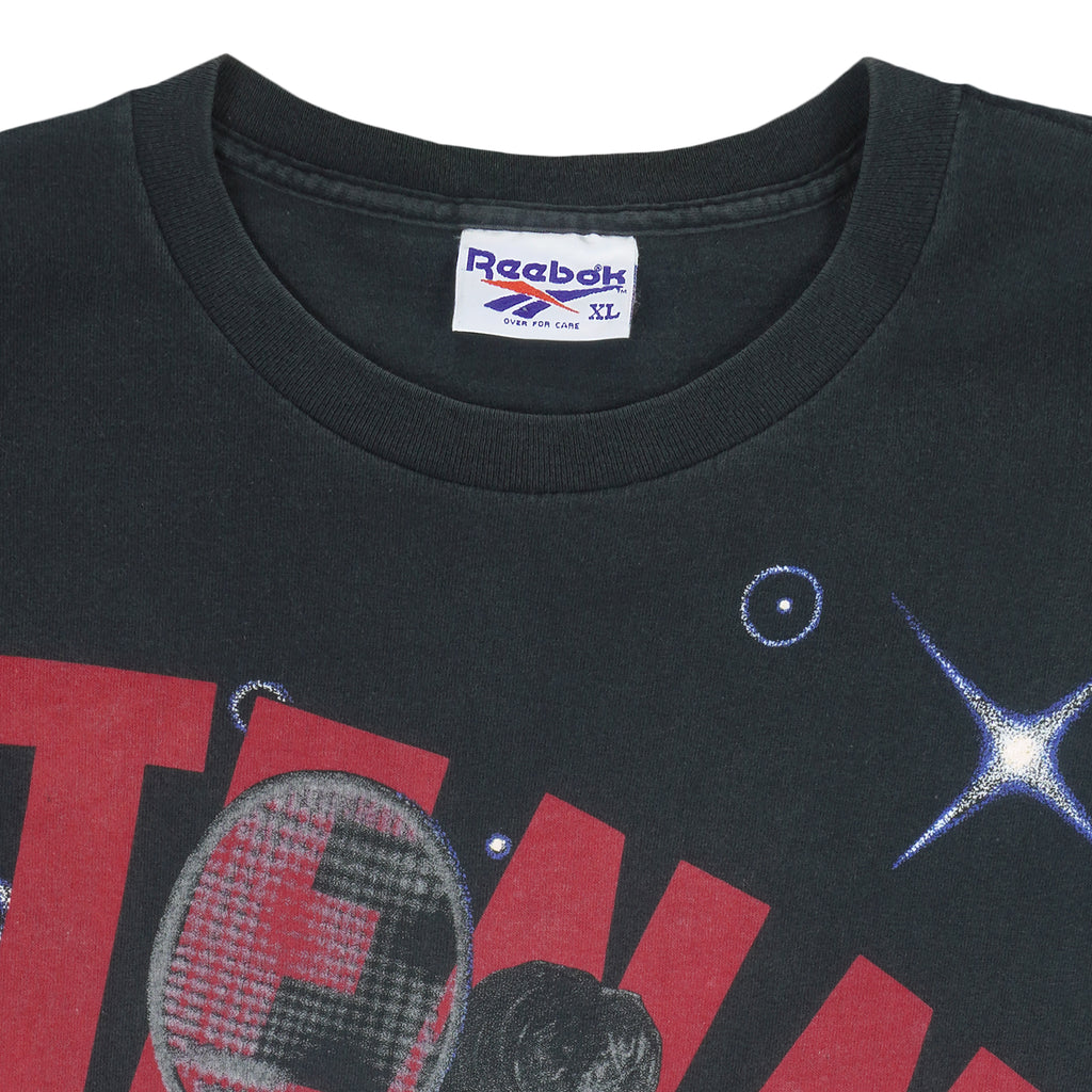 Reebok - Tennis, Life Is Short Play Hard T-Shirt 1990s X-Large Vintage Retro