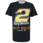NASCAR (Nutmeg) - Rusty Wallace No. 2 T-Shirt 1990s Large