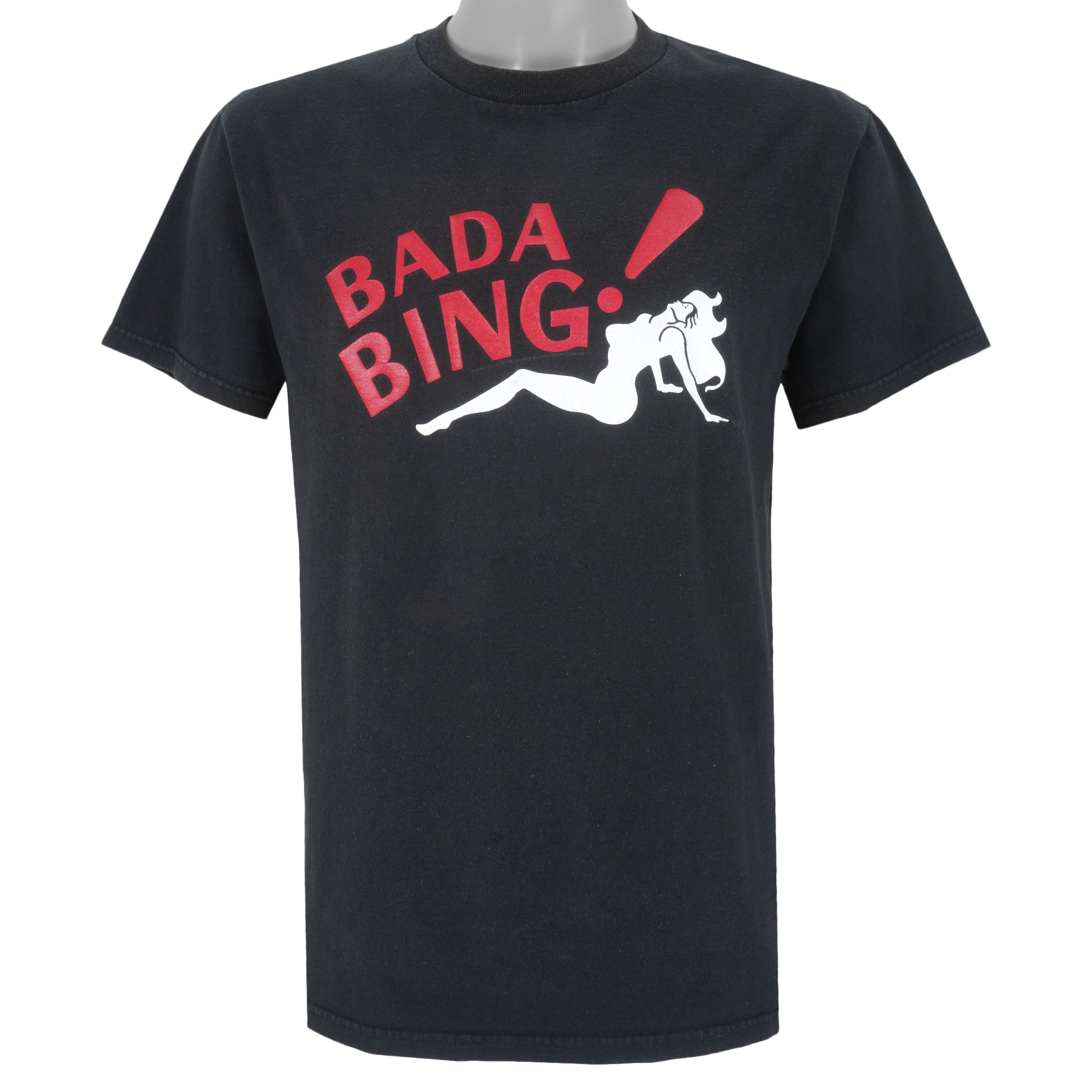 Vintage - Bada Bing The Sopranos T-Shirt 1990s Medium Vintage Retro