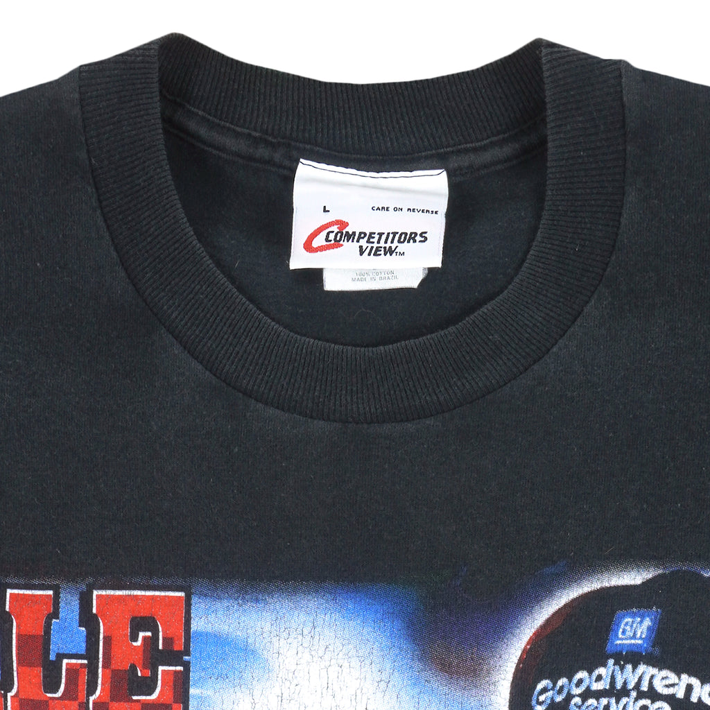 Nascar (Competitors View) - Dale Earnhardt T-Shirt 1990s Large Vintage Retro