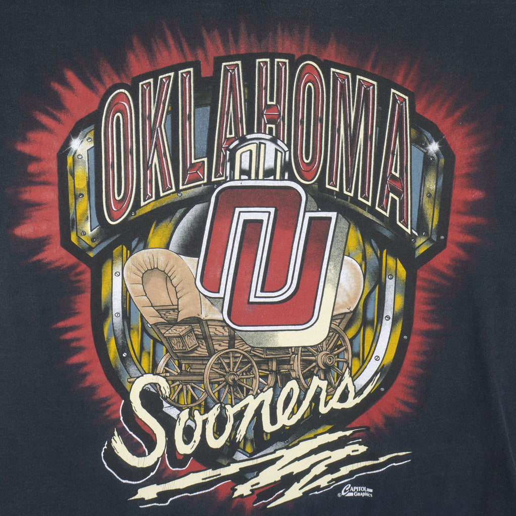 NCAA (Capitol) - Oklahoma Sooners T-Shirt 1990s Large Vintage Retro College